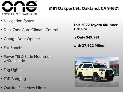 Certified 2022 Toyota 4Runner TRD Pro image 19