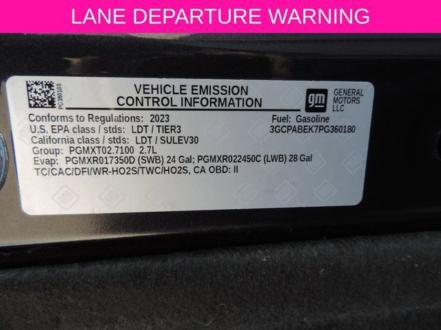 Used 2023 Chevrolet Silverado 1500 Custom w/ LPO, Dark Essentials Package RWD image 15