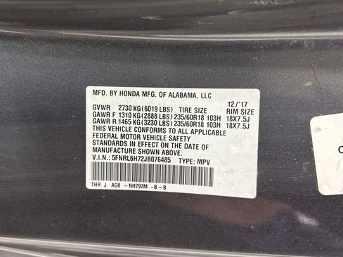 Used 2018 Honda Odyssey EX-L image 27