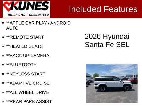 Used 2026 Hyundai Santa Fe SEL AWD/4WD image 2