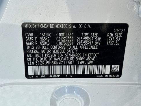 Used 2022 Honda HR-V EX image 22