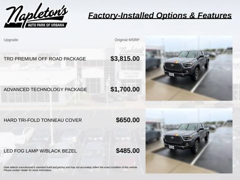 Used 2021 Toyota Tacoma TRD Off-Road w/ TRD Premium Off Road Package AWD/4WD image 7