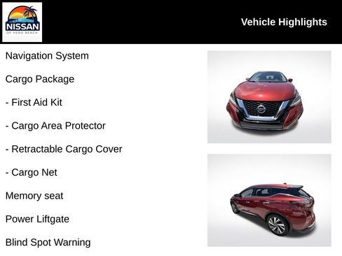 Used 2019 Nissan Murano SL w/ Cargo Package FWD image 9