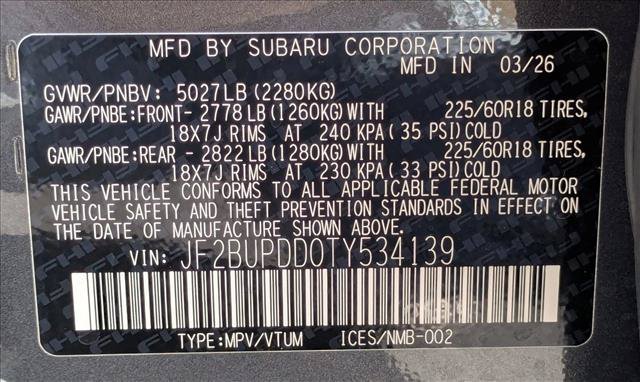 New 2026 Subaru Outback Limited AWD/4WD image 19