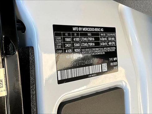 New 2026 Mercedes-Benz Sprinter 2500 image 21