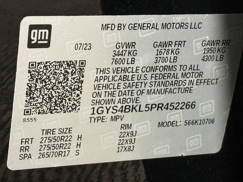 Used 2023 Cadillac Escalade Premium Luxury w/ LPO, Floor Liner Package AWD/4WD image 59