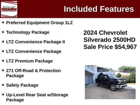 Certified 2024 Chevrolet Silverado 2500 LTZ w/ LTZ Premium Package AWD/4WD image 12