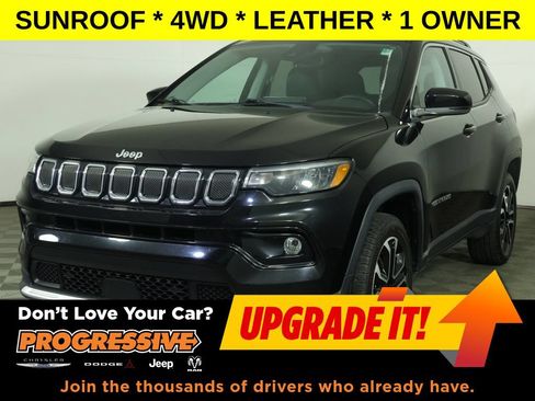 Certified 2022 Jeep Compass Limited w/ Sun and Sound Group AWD/4WD image 1