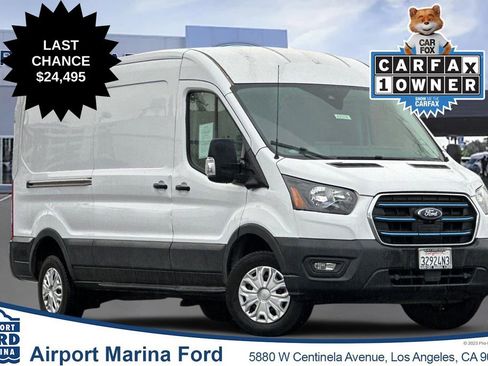Used 2022 Ford E-Transit Medium Roof w/ Load Area Protection Package image 1