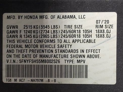 Used 2021 Honda Pilot EX-L image 33