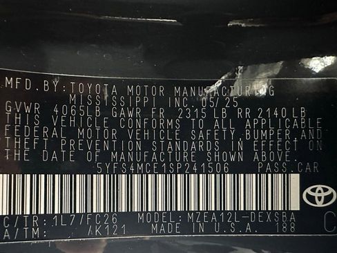 Used 2025 Toyota Corolla SE image 11