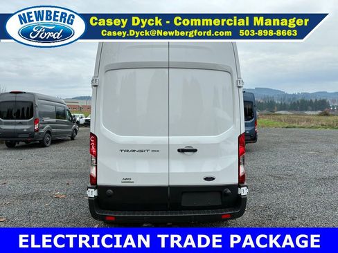 New 2025 Ford Transit 350 148 High Roof AWD w/ Electrician Trade Package image 6