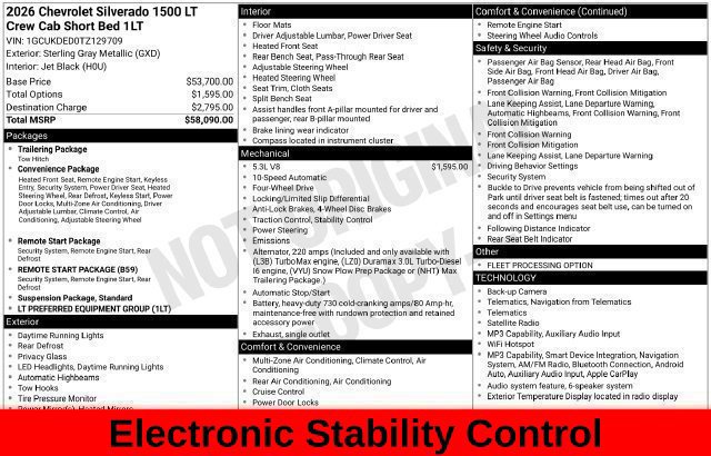 Used 2026 Chevrolet Silverado 1500 LT AWD/4WD image 59