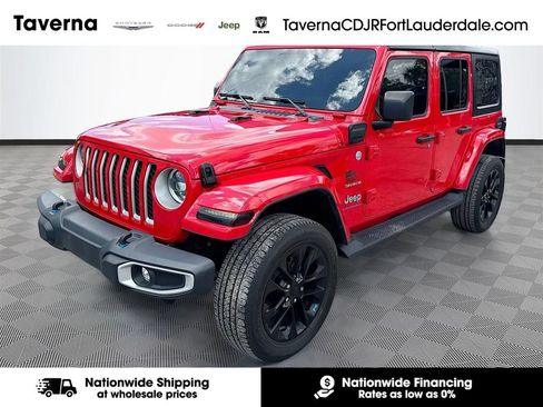 Used 2023 Jeep Wrangler Unlimited Sahara w/ Cold Weather Group AWD/4WD image 1