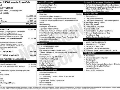 New 2026 RAM 1500 Laramie w/ Night Edition AWD/4WD image 30