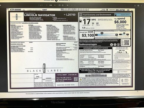 New 2025 Lincoln Navigator Black Label image 14