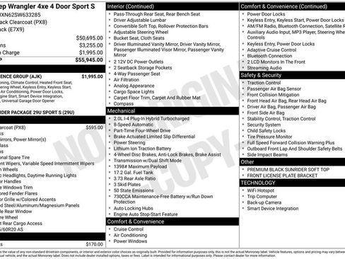 Used 2025 Jeep Wrangler Unlimited Sport S 4xe w/ Convenience Group image 4
