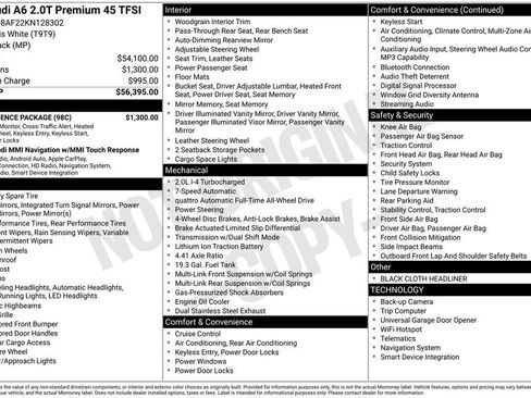 Used 2019 Audi A6 2.0T Premium w/ Convenience Package image 5