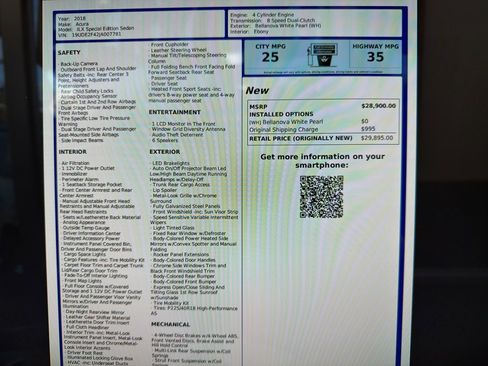 Used 2018 Acura ILX w/ Special Edition Package image 20