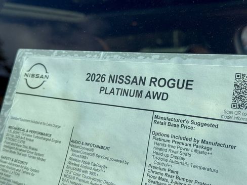 New 2026 Nissan Rogue Platinum w/ Platinum Premium Package image 23