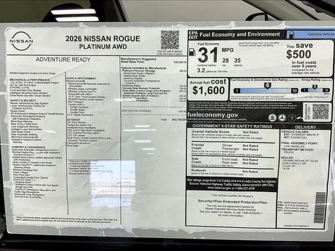 New 2026 Nissan Rogue Platinum w/ Platinum Premium Package image 30