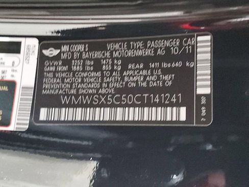 Used 2012 MINI Cooper Coupe John Cooper Works image 38