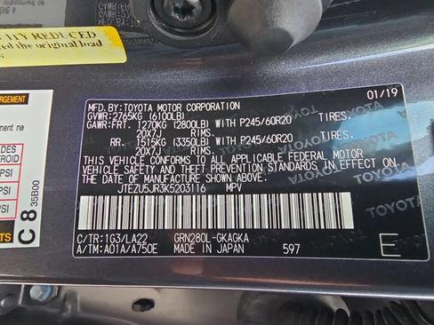 Used 2019 Toyota 4Runner Limited RWD image 37