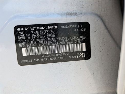 Used 2024 Mitsubishi Mirage image 23