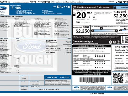 Used 2016 Ford F150 XLT w/ Equipment Group 302A Luxury RWD image 2
