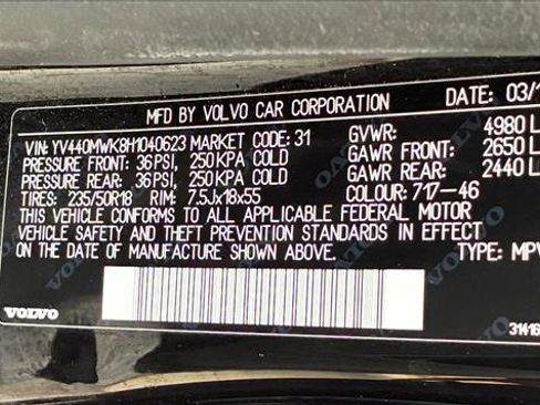 Used 2017 Volvo V60 T5 Cross Country w/ Convenience Package image 20