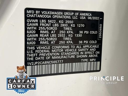 Used 2022 Volkswagen Atlas SE w/ Panoramic Sunroof Package image 36