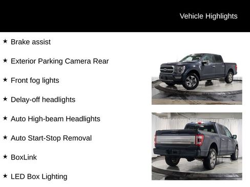 Used 2022 Ford F150 Platinum w/ Equipment Group 701A High image 25