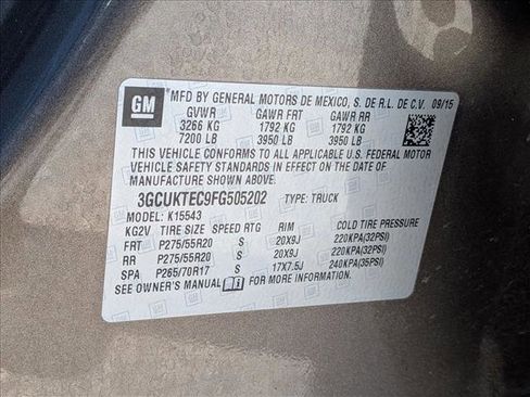 Used 2015 Chevrolet Silverado 1500 High Country w/ High Country Premium Package image 25