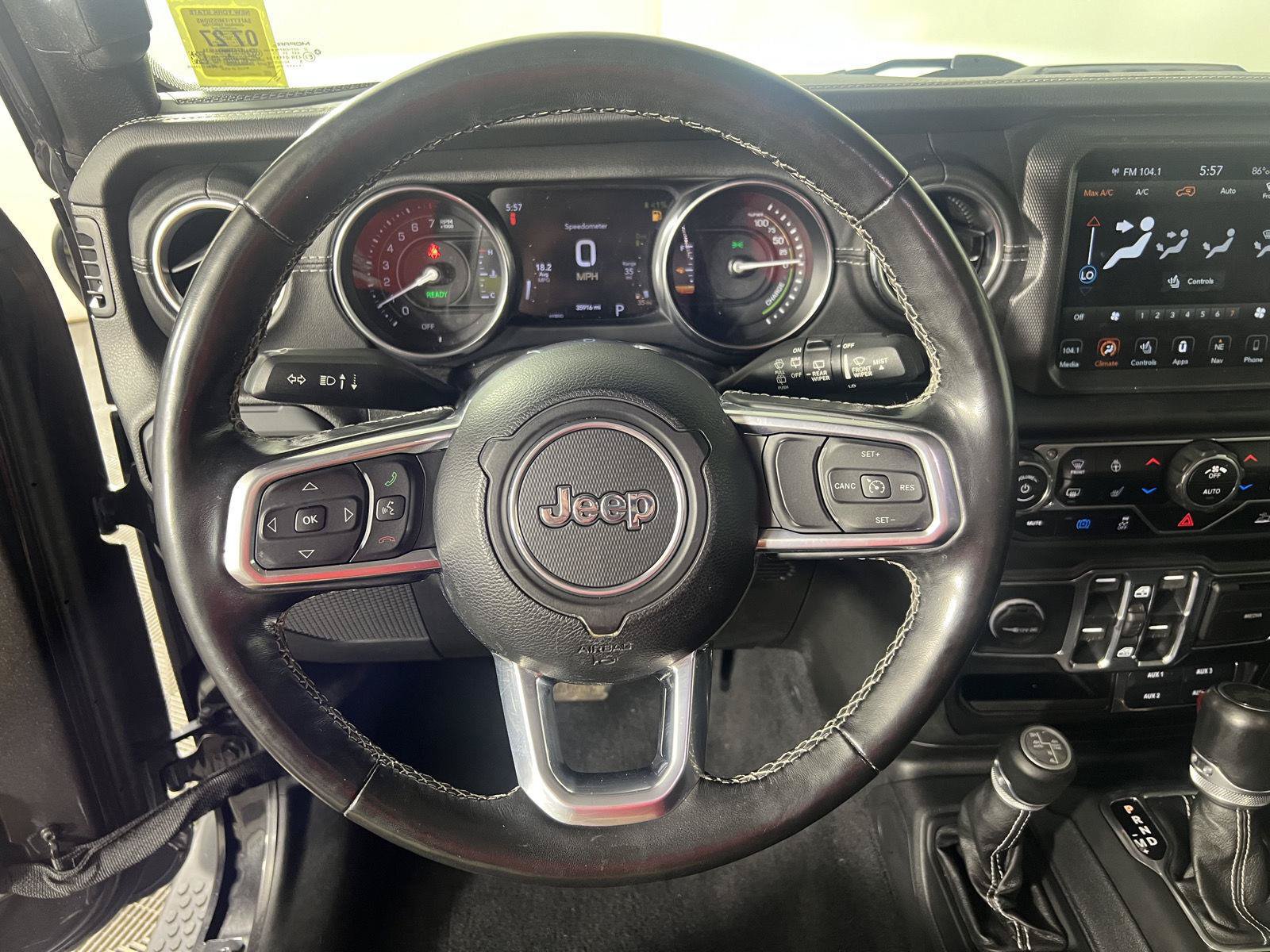 Used 2021 Jeep Wrangler Unlimited Sahara w/ Cold Weather Group AWD/4WD image 23