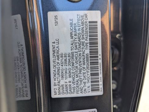 Used 2025 Honda Accord LX image 29