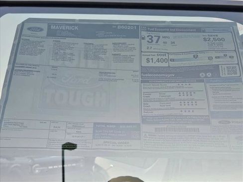 New 2025 Ford Maverick XL w/ Equipment Group 101A image 18