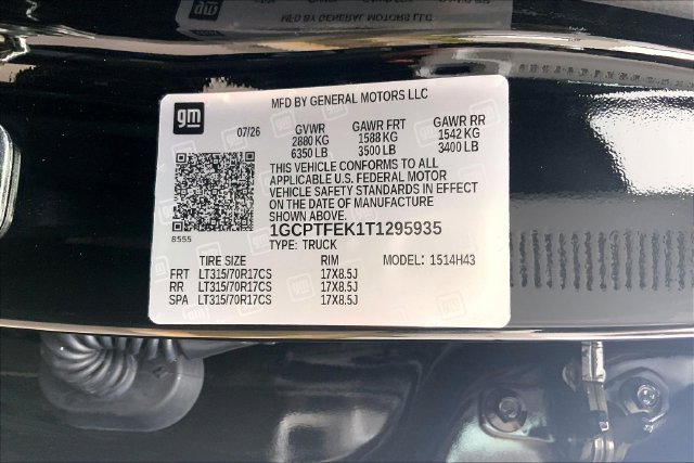 New 2026 Chevrolet Colorado ZR2 w/ ZR2 Bison Edition AWD/4WD image 13