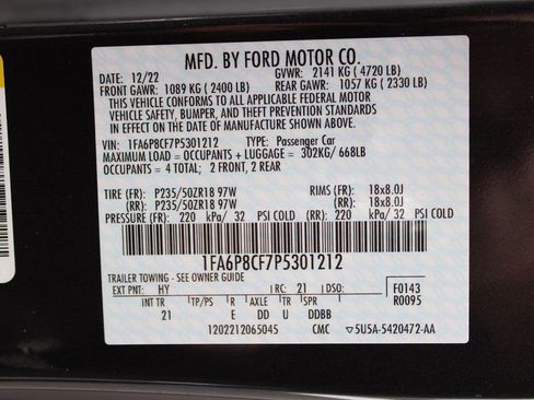 Used 2023 Ford Mustang GT w/ Equipment Group 301A image 50