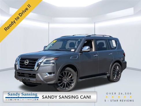 Used 2024 Nissan Armada Platinum w/ Captain's Chairs Package RWD image 1