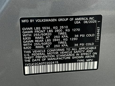 New 2026 Volkswagen Atlas Cross Sport SE image 23