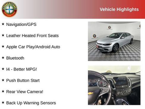 Used 2018 Chevrolet Malibu LT w/ Leather Package FWD image 2