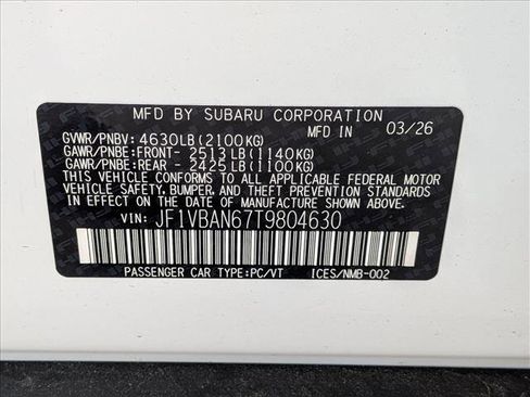 New 2026 Subaru WRX Limited AWD/4WD image 18