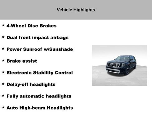 Certified 2024 Kia Telluride S w/ S Sunroof Package AWD/4WD image 46