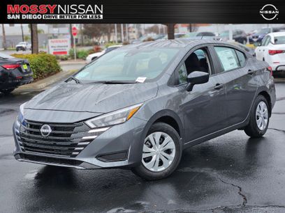 New 2025 Nissan Versa S w/ Trunk Package
