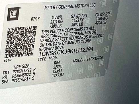 Used 2019 Chevrolet Tahoe Premier w/ RST 6.2L Performance Edition image 34