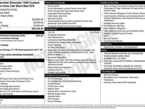 New 2026 Chevrolet Silverado 1500 Custom Trail Boss w/ Dark Appearance Package image 26