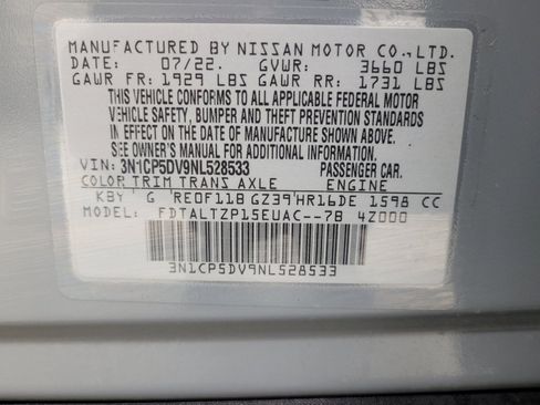Used 2022 Nissan Kicks SR w/ Interior Electronics Package FWD image 33