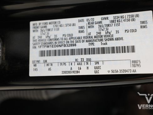 Used 2022 Ford F150 XL w/ Equipment Group 101A High AWD/4WD image 34
