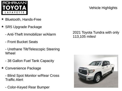 Used 2021 Toyota Tundra SR5 AWD/4WD image 8