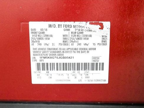 Used 2018 Ford Explorer Sport w/ Equipment Group 401A image 26